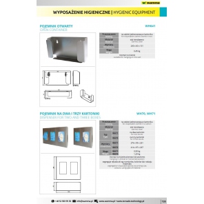 Edelstahlspender für 1 Karton WH641