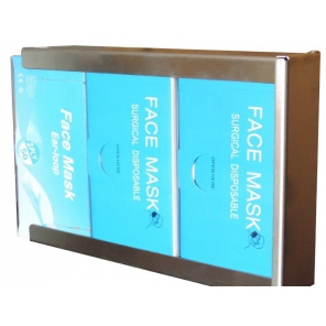 Edelstahlspender für 3 Kartons WH70