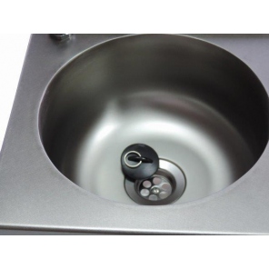 Mini-Waschstation aus Edelstahl WH113