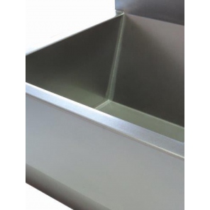 Knie-Waschstation mit Edelstahl-Panel WH121