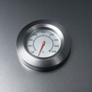Außengrill mit Deckel und Thermometer