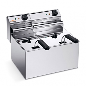 Fritteuse zwei Becken 5 + 8 Liter