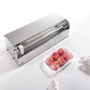 Folienverpackungs- und -abschneidemaschine