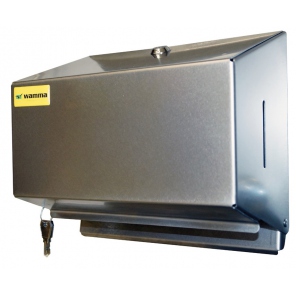 Papierhandtuchspender, 255x130x205 mm, Edelstahl, WH17