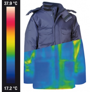 Thermo-Jacke mit Reflektoren für Kühl- und Gefrierhäuser Leida