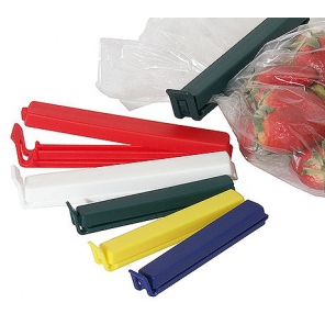 Mehrwegklammer 14 cm zum Verschließen von Beuteln mit Gewürzen usw./Kunststoffclip für Lebensmittelbeutel