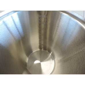 Edelstahl-Eimer 12 L