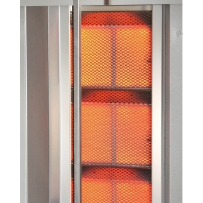 vertikaler Grill für 40 kg, Gas-Gyros, Kebab, Grill, POTIS GD3