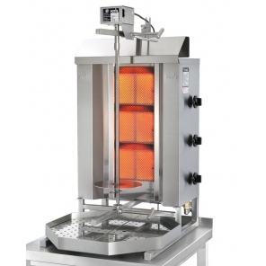 vertikaler Grill für 40 kg, Gas-Gyros, Kebab, Grill, POTIS GD3