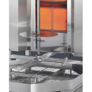 vertikaler Grill für 70 kg, Gas-Gyros, Kebab, Grill, POTIS GD4