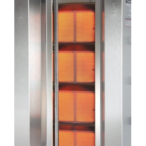 vertikaler Grill für 70 kg, Gas-Gyros, Kebab, Grill, POTIS GD4