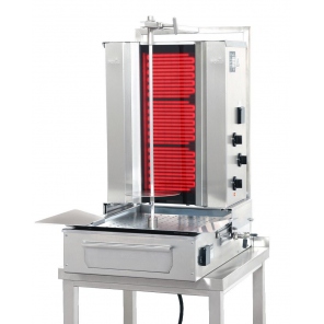 vertikaler Grill für 30 kg, elektrischer Gyros, Kebab, Grill, POTIS F CE3