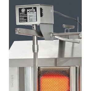 vertikaler Grill für 30 kg, Gas-Gyros, Kebab, Grill, POTIS G2