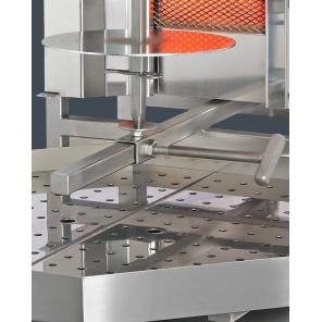 vertikaler Grill für 30 kg, Gas-Gyros, Kebab, Grill, POTIS G2