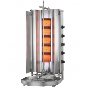 vertikaler Grill für 50 kg, Gas-Gyros, Kebab, Grill, POTIS MU G3