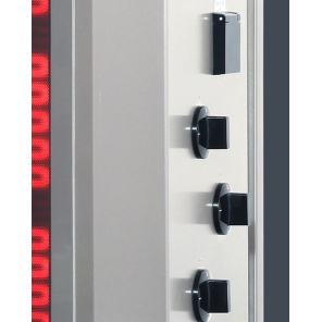 vertikaler Grill für 50 kg, elektrischer Gyros, Kebab, Grill, 7,0 kW, Edelstahl, POTIS F CE4