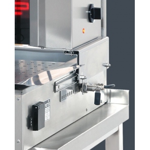 vertikaler Grill für 50 kg, elektrischer Gyros, Kebab, Grill, 7,0 kW, Edelstahl, POTIS F CE4