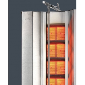 Opiekacz pionowy do 120 kg, gyros gazowy, kebab, grill,  POTIS MU GD5