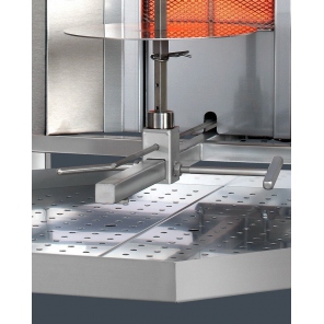 Opiekacz pionowy do 120 kg, gyros gazowy, kebab, grill,  POTIS MU GD5