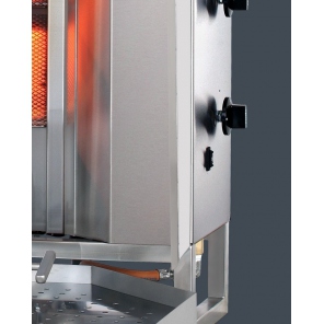Opiekacz pionowy do 120 kg, gyros gazowy, kebab, grill,  POTIS MU GD5