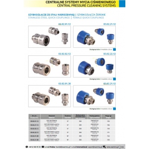 Schnellkupplung, weiblich, 1/2
