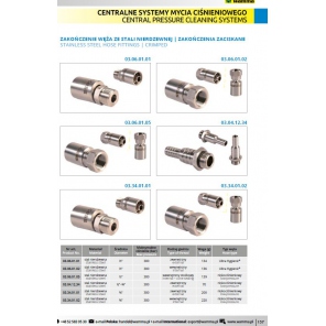 Klemmverschraubung Schlauch 1/2''GW - dichtend konisch aus Edelstahl