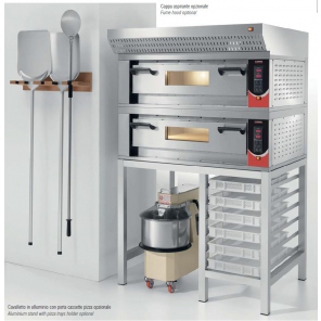 professioneller Pizzaofen, Version mit Abzugshaube