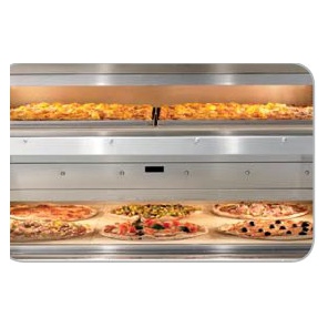 professioneller großer Pizzaofen - 2-Kammern