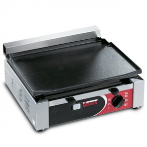 Gusseisen-/Teflon-Grillplatte glatt x 2