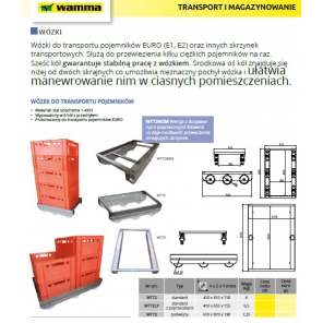 Wagen zum Transport von Behältern WT72 verstärkt