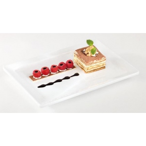 PURE Tablett - Teller weiß Präsentationskiste