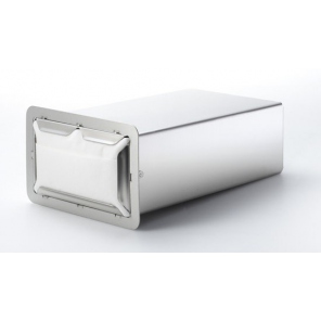 Edelstahlspender mit 2 Fächern