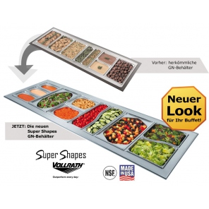 sechseckiger Gastrobehälter