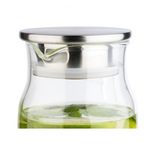 Glaskaraffe mit Deckel, 1,5 l Fassungsvermögen, APS 10792