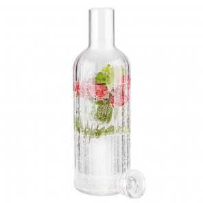 Kunststoffflasche STRIPES, 1 l Fassungsvermögen, APS 10748