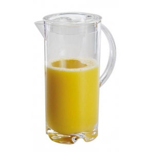 Krug mit Deckel für Saft, aus Kunststoff, 2 l Fassungsvermögen, APS 10775