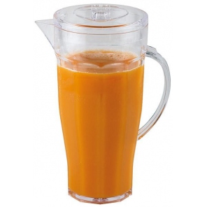 Krug mit Deckel für Saft, aus Kunststoff, 2,5 l Fassungsvermögen, APS 10776