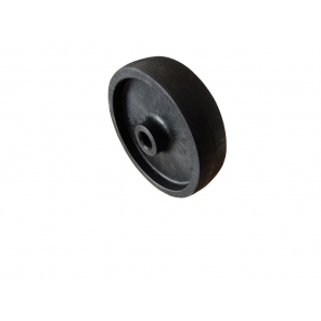 schwarzes Kunststoffrad, hitzebeständig