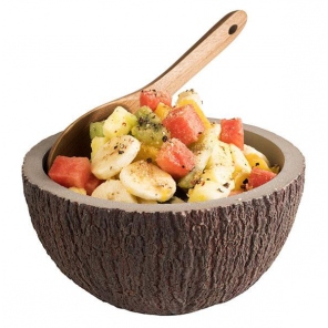 runde COCONUT-Schale, Beton, 2,2 l Fassungsvermögen, APS 30021