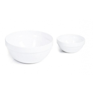 runde CASUAL MAXI Schale, Melamin, weiß, 0,5 l Fassungsvermögen, APS 83700