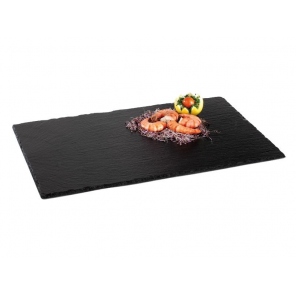 Schiefertablett GN 1/2, Schieferplatte, rechteckig, APS 00991