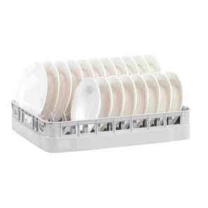 grauer Korb für 22 Teller