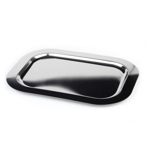 FINESSE Tablett aus Edelstahl 48 x 30 cm, APS 01318