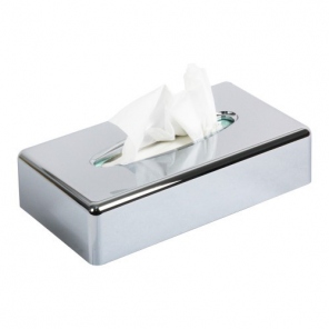 rechteckiger verchromter Spender