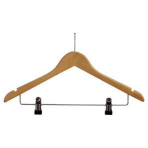 SATIN-KLEIDERBÜGEL MIT HAKEN