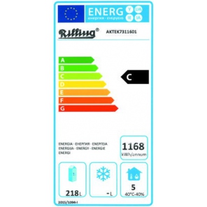 Rilling Kühltisch KT GN 1/1, mit Platte, mit eigener Kühlung, AKT EK731 1601-1/1/1