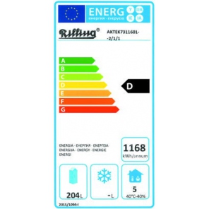 Rilling Kühltisch KT GN 1/1, mit Platte, mit eigener Kühlung, AKT EK731 1601-2/1/1