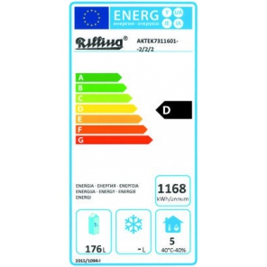 Rilling Kühltisch KT GN 1/1, mit Platte, mit eigener Kühlung, AKT EK731 1601-2/2/2