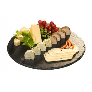 drehbare Kuchenplatte aus Schieferstein 32x2,5 cm, APS 00975