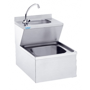 Rilling Reinigungsbecken mit Waschbecken, hängend, Tiefe 600 mm, AAK 0605C 0000